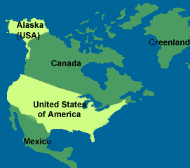 United States is coloured yellow